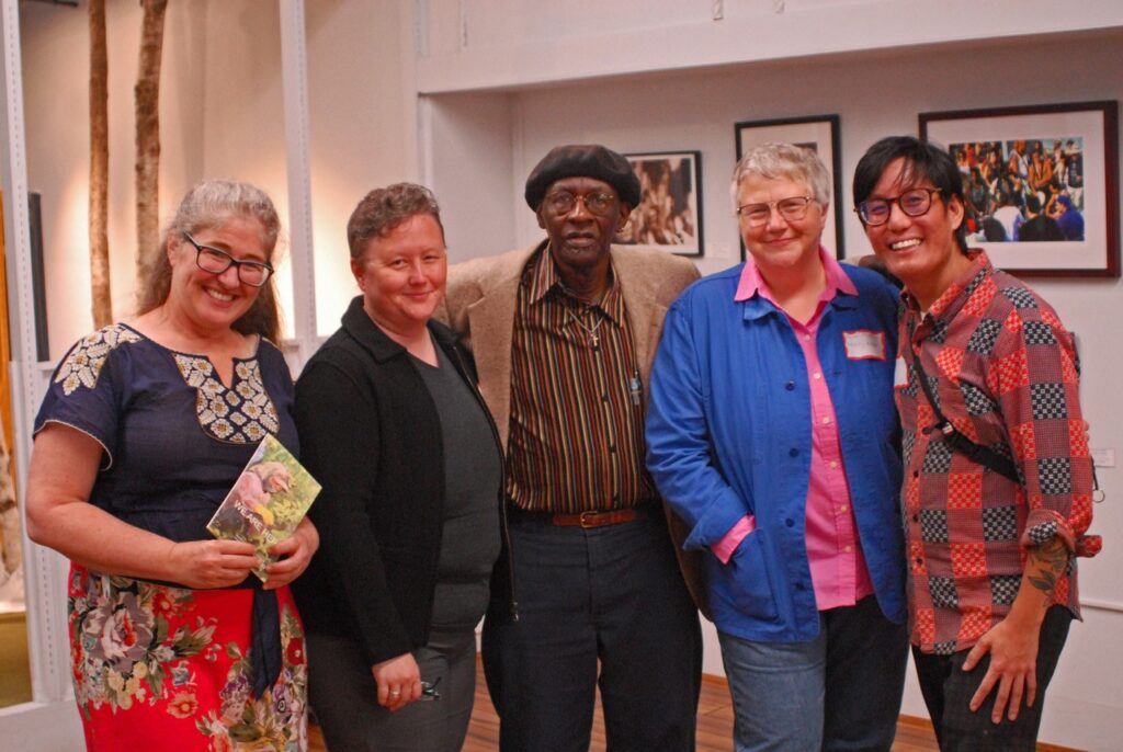 From Left to Right: Youme Nguyen Ly, M Rudder, Emikan Sudan, Rachel Cyrene Blackman, and John Vo 